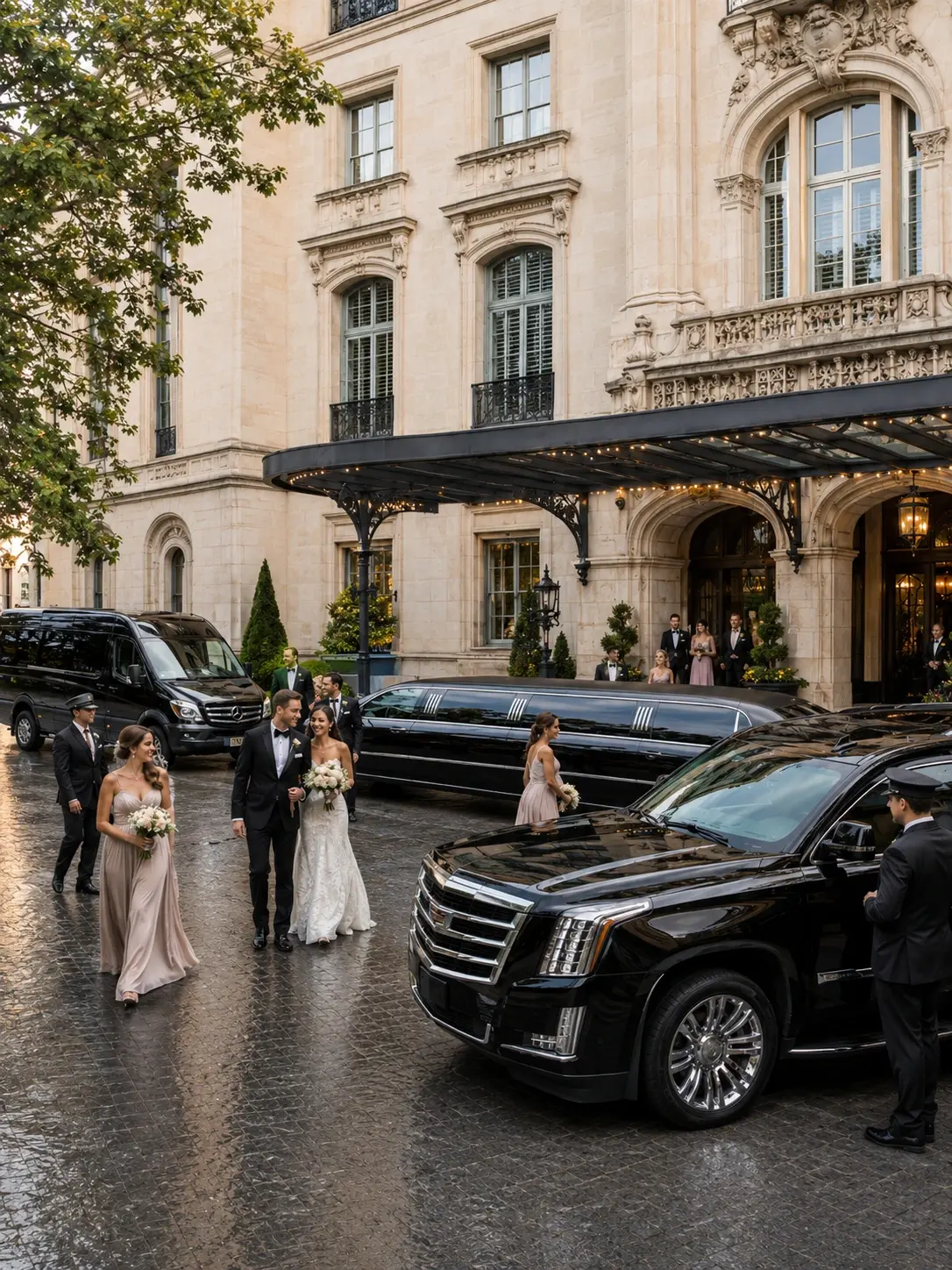 Wedding transportation vehicle